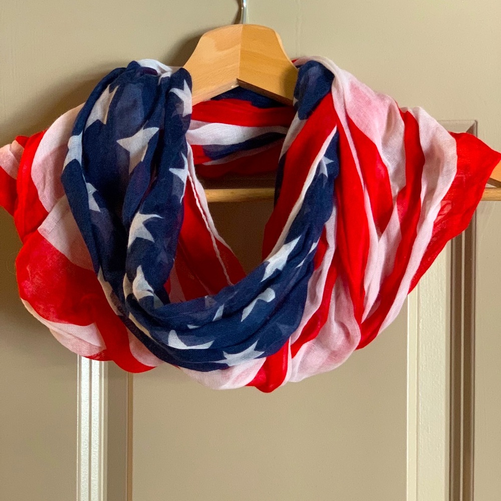 American flag infinity scarf